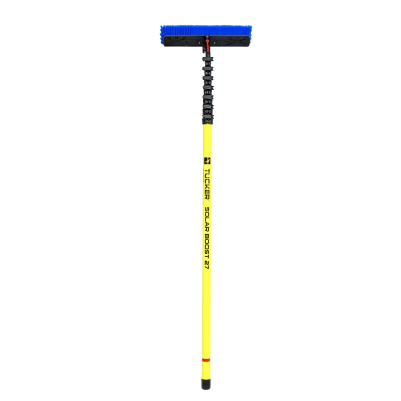 TUCKER Solar Boost 8.2m (27 ft.) Water-Fed Pole Kit with Alpha Solar Brush