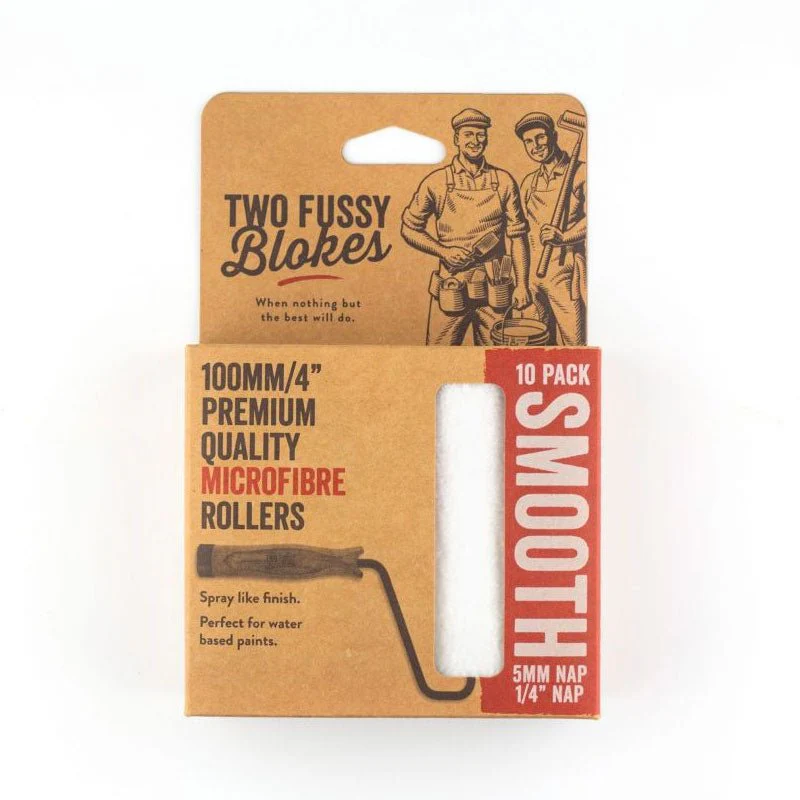 TWO FUSSY BLOKES 5mm Nap Microfibre Mini Paint Rollers