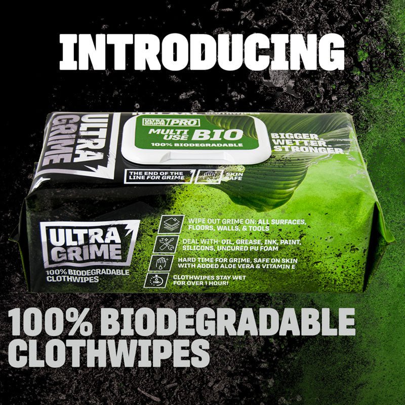 ULTRAGRIME Pro XXL+ Biodegradable Industrial Wipes 100 Huge Wipes - Image 5
