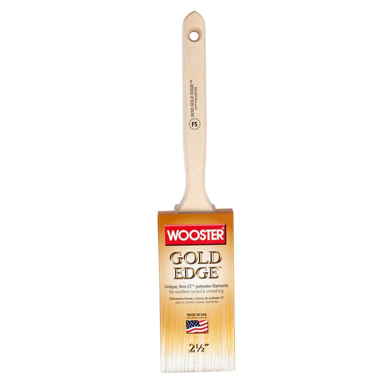 WOOSTER Gold Edge Flat Sash Brushes